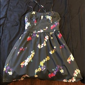 Criss cross spaghetti strap dress